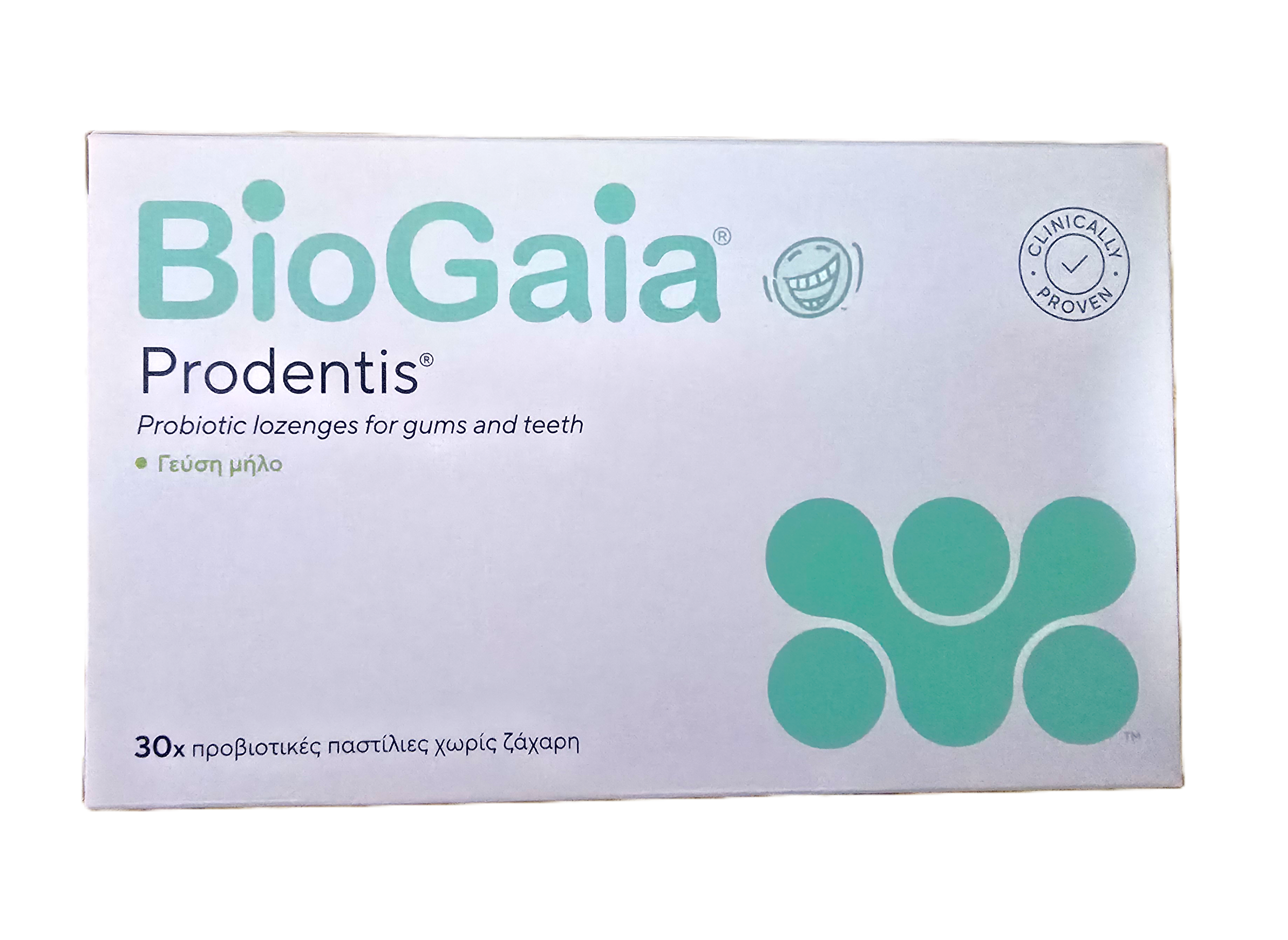 BioGaia Prodentis - Probiotic Lozenges With Apple Flavor, 30