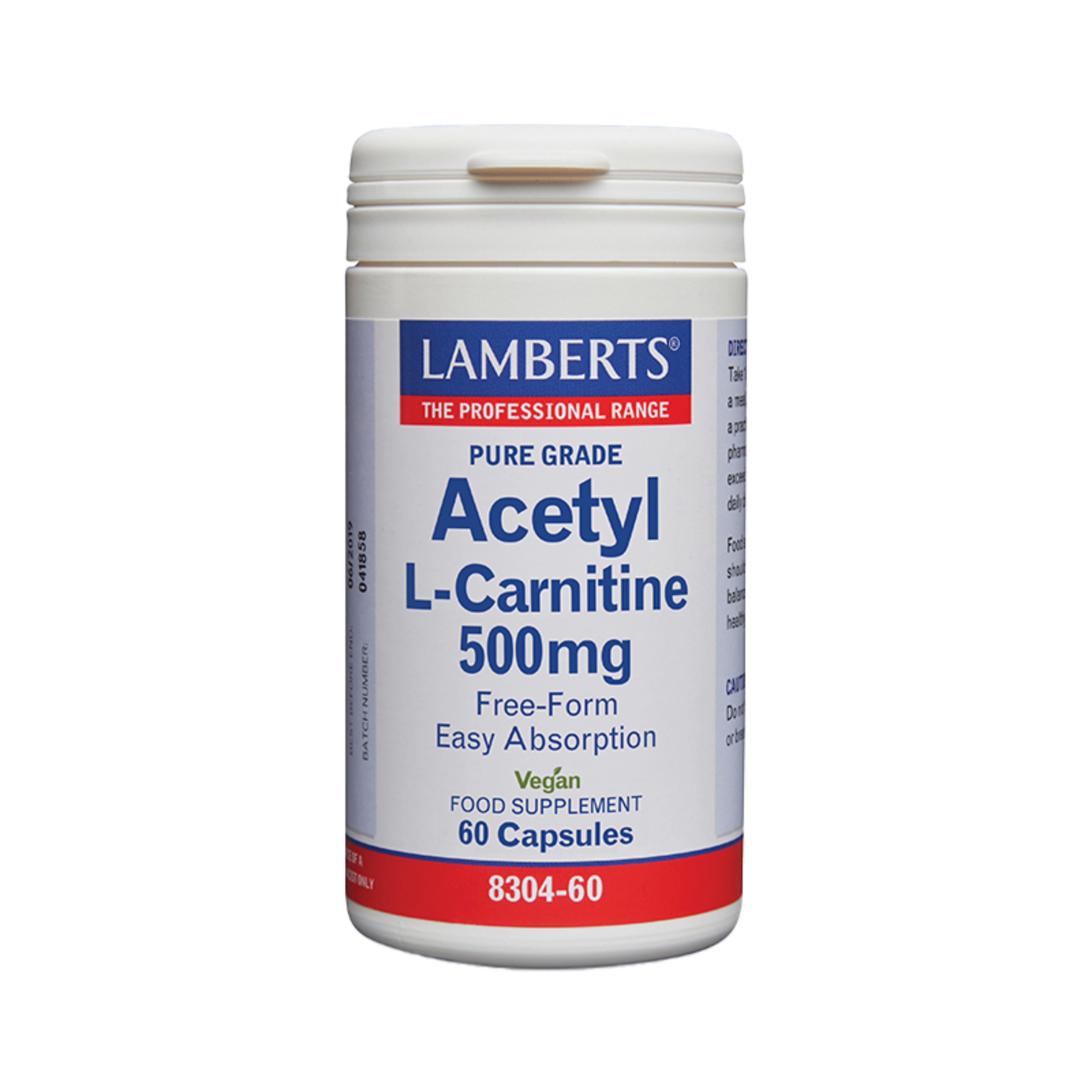 Lamberts Acetyl L-Carnitine 500mg