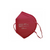 Barbeador Filtering Half Mask FFP2 - Adult Protective Mask Bordeaux, 1 piece