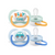 Avent Ultra Air Πιπίλα Σιλικόνης 0-6 Μηνών Σε Διάφορα Χρώματα Και Σχέδια, 2 τεμάχια (Κωδικός: SCF080/09)