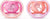 Philips Avent Ultra Air - Ορθοδοντική Πιπίλα Σιλικόνης 6-18m Για Δέρμα Που Αναπνέει Σε Ροζ & Πορτοκαλί Χρώμα, 2 τεμάχια