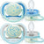 Avent Ultra Air Night Blue - Νυχτερινή Ορθοδοντική Πιπίλα Σιλικόνης Μπλέ, 6-18m, 2 τεμάχια