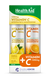Health Aid Promo Vitamin C 1000mg - Αναβράζοντα Δισκία Λεμόνι + Δώρο Vitamin C 1000mg - Αναβράζοντα Δισκία Πορτοκάλι, 20+20 δισκία