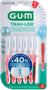 Gum Trav-Ler Interdental Brush No1 - Μεσοδόντιο Βουρτσάκι 0.8mm Κόκκινο, 6 τεμ