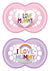 Mam I Love Mummy - Πιπίλα Σιλικόνης 6-16 Μηνών Για Κορίτσι, 2 τεμάχια (Κωδικός: 170SG1)
