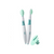 Nuk Training Toothbrush Set - Εκπαιδευτικές Οδοντόβουρτσες 6m+, 2 Τεμάχια (Κωδικός: 10256205)