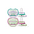 Avent Ultra Air Night - Πιπίλα Σιλικόνης 0-6 Μηνών Σε διάφορα Χρώματα & Σχέδια, 2 τεμάχια (Κωδικός: SCF376/19)