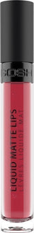 Gosh Liquid Matte Lips 005 Red Carpet - Υγρό Ματ Κραγιόν, 4ml