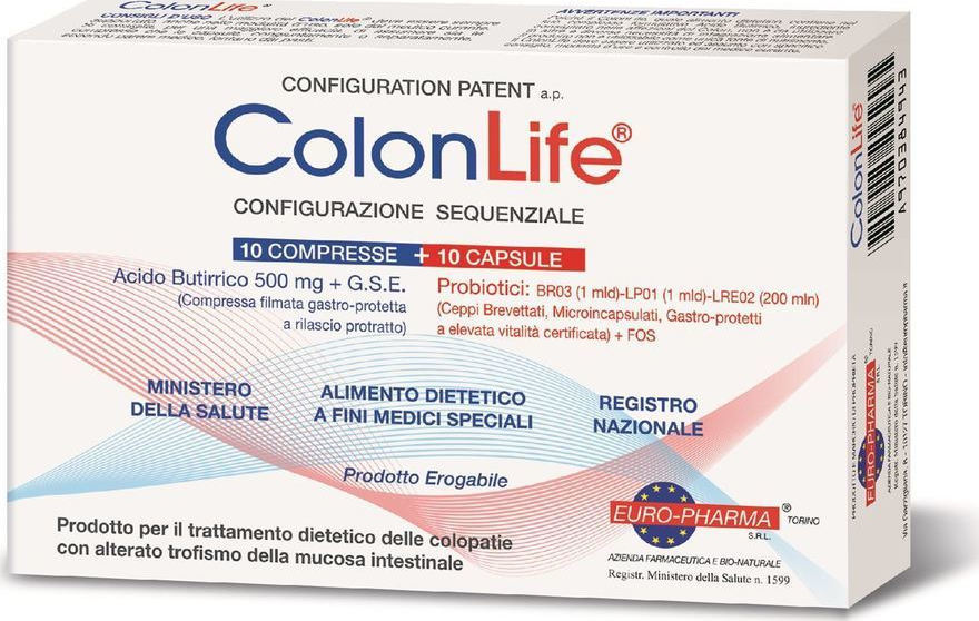 Bionat Colon Life - Natural Supplement For Colon Diseases, 10 tablets ...