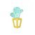 Chicco Δροσιστικός Κρίκος Οδοντοφυΐας Refreshing Σε Σχήμα Cactus Από Τον 4ο Μήνα, 1 τεμάχιο (Κωδικός: 28140)