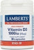 Lamberts Vitamin Συμπλήρωμα Βιταμίνης D3 1000iu 30 κάψουλες