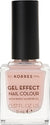 Korres Gel Effect Nail Colour 04 Peony Pink  - Βερνίκι Νυχιών, 11ml