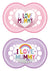 Mam I Love Mummy & Daddy - Πιπίλα Σιλικόνης 16m+ Σε Διάφορα Χρώματα Και Σχέδια, 2 τεμάχια