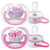 Avent Ultra Air Happy - Πιπίλα Σιλικόνης Για Κορίτσι 0-6 Μηνών, 2 τεμάχια (Κωδικός: SCF080/02)