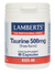 Lamberts Taurine 500mg - Συμπλήρωμα Διατροφής Ταυρίνης, 60 κάψουλες